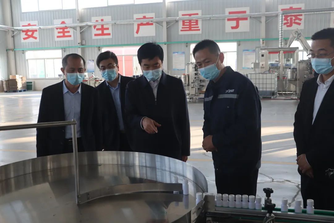 Yuan Changkui, Secretary of the Shanghe County Committee of Jinan City, Visited the Homeasy Factory for Investigation and Guidance.